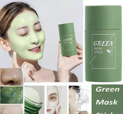 Green Mask Stick Green Tea Oil Clean Solid Facial Mask |