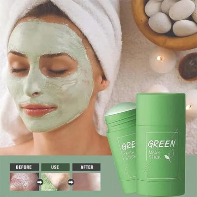 Green Mask Stick Green Tea Oil Clean Solid Facial Mask |