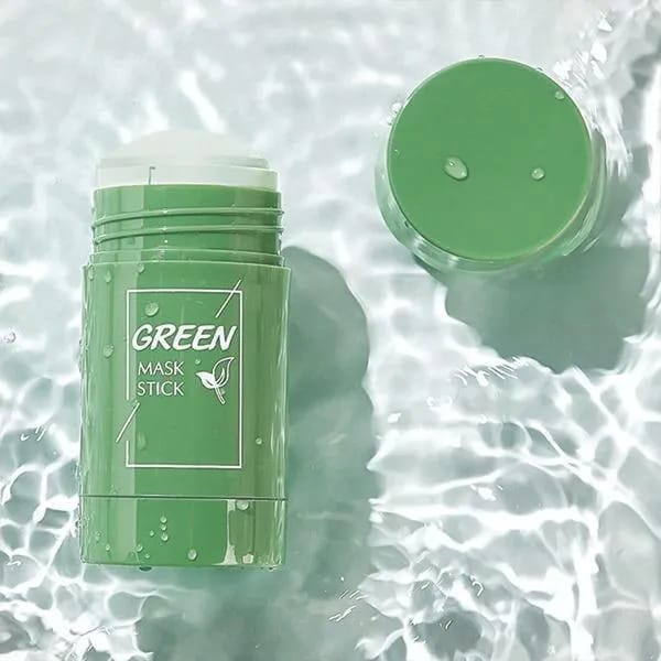 Green Mask Stick Green Tea Oil Clean Solid Facial Mask |